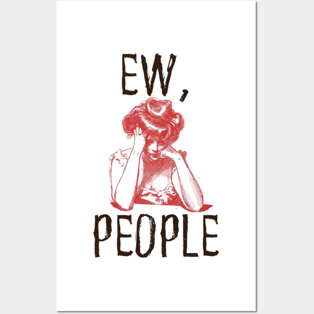 Ew, people Wall Art by BlackCatArtBB